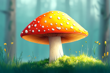 Whimsical Mushroom