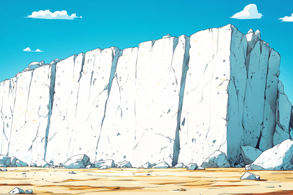 White Cliff Face