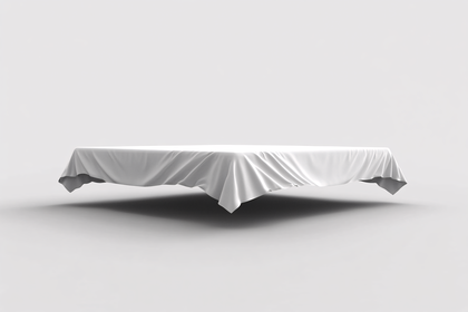 White Cloth Covered Object