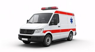 emergency ambulance van