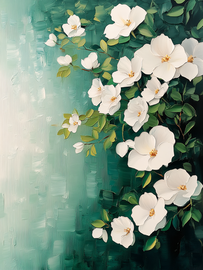 White Floral Cascade