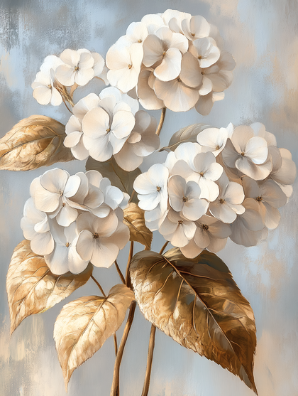 White Hydrangea Still Life