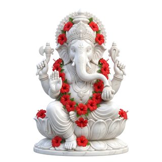 Ganesha Marble Statue