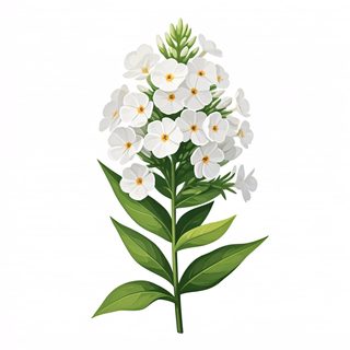 white-phlox-botanical