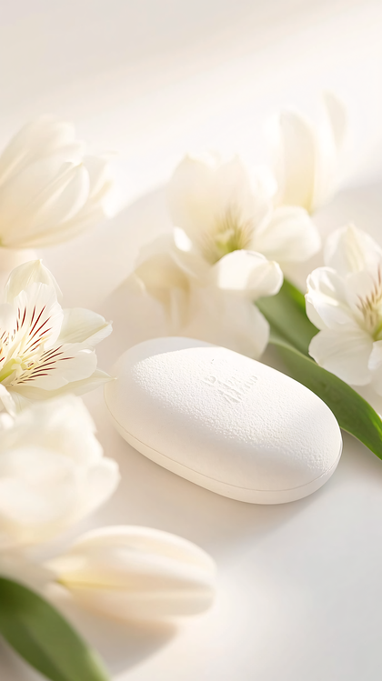 White Soap and Flowers