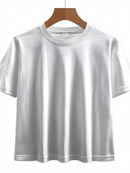 White T-Shirt On Hanger