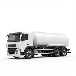 white-tanker-truck