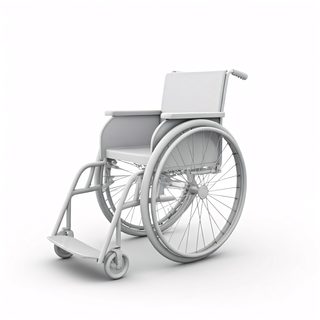 White Wheelchair