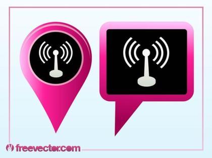 Wifi Pointers Free Vector