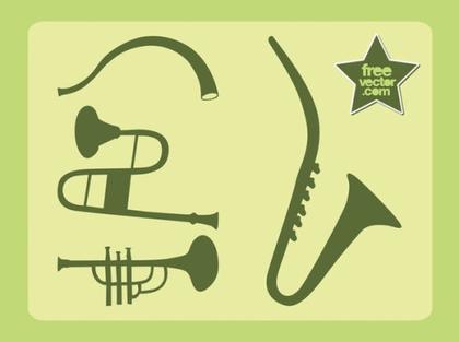 Wind Instruments Free Vector