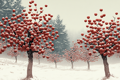 Winter Berry Trees