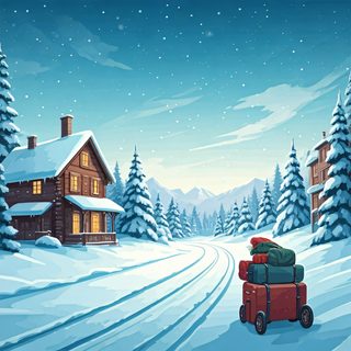 winter-cabin-luggage
