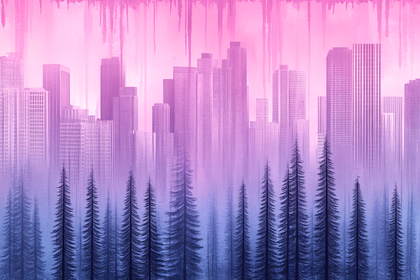 Winter Cityscape Dreamscape