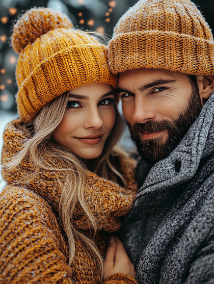 Winter Couple Portrait