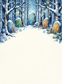 winter rune frame
