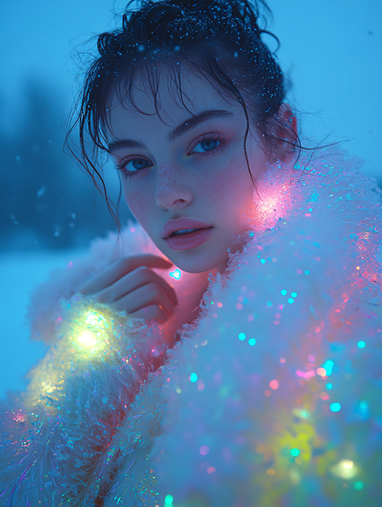 Winter Glow Portrait
