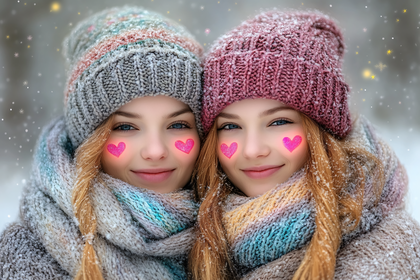 Winter Love Twins