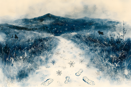 Winter Mountain Vista