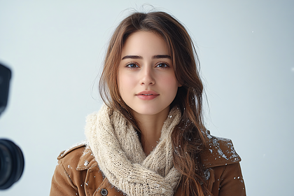 Winter Portrait Of A Woman