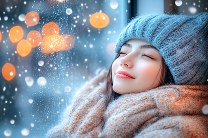 Winter Serenity By The Window