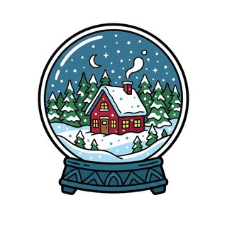 winter snow globe