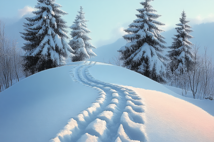 Winter Snow Path