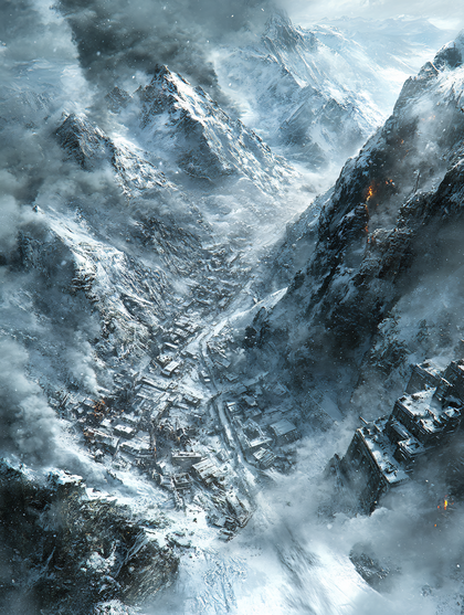 Winter Valley Town Under Siege