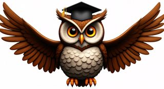 wise graduation owl