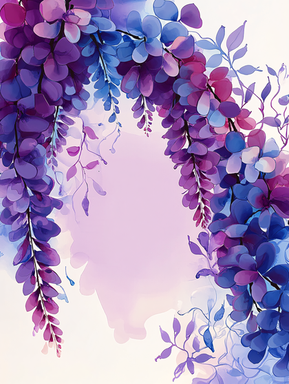 Wisteria Blossom Garland
