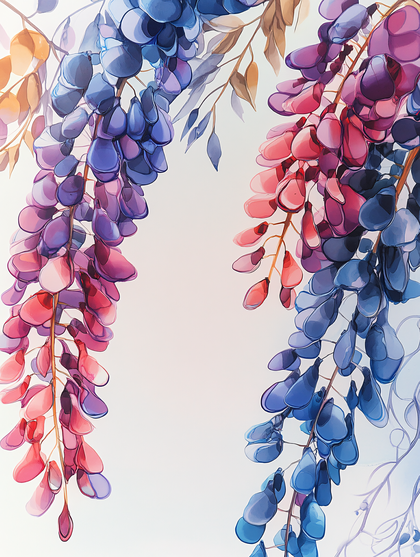 **Wisteria Flowers**
