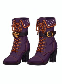 witch boots illustration