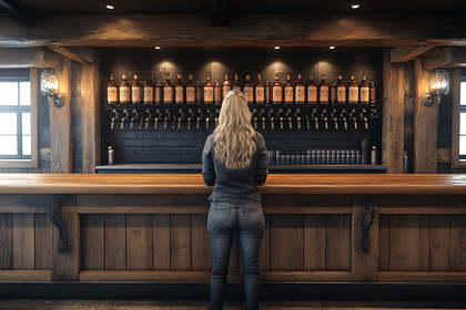 Woman At Bar