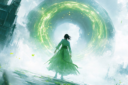 Woman Before the Portal