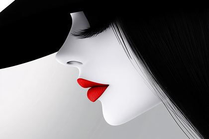 Woman In Black Hat