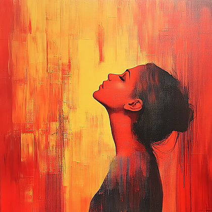 Woman In Red