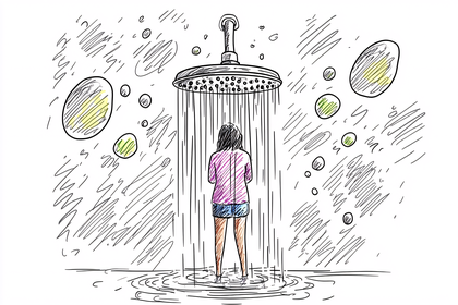 Woman in Shower