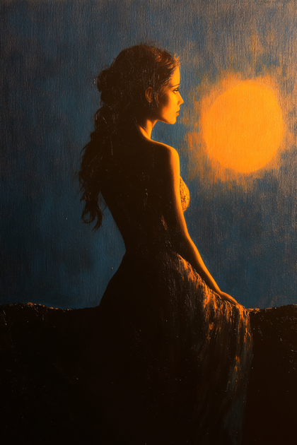 Woman in Silhouette