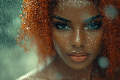 Woman in the Rain