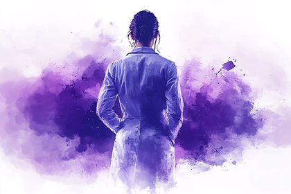 Woman In White Coat