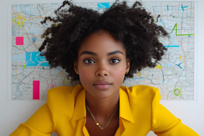 Woman In Yellow Blazer