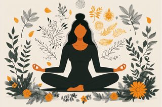 Woman Meditating in Nature