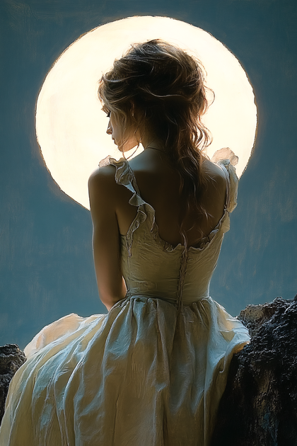 Woman Under Moonlight