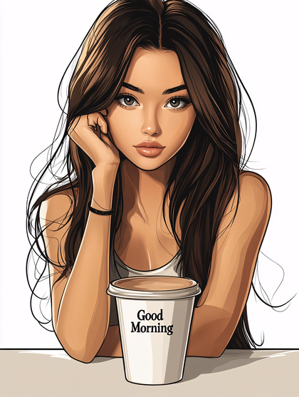 Woman With Coffee Cup