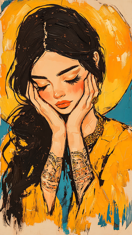 Woman With Dark Hair