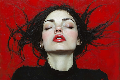 Woman with Eyes Closed