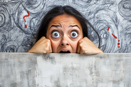 Woman with Shocked Expression