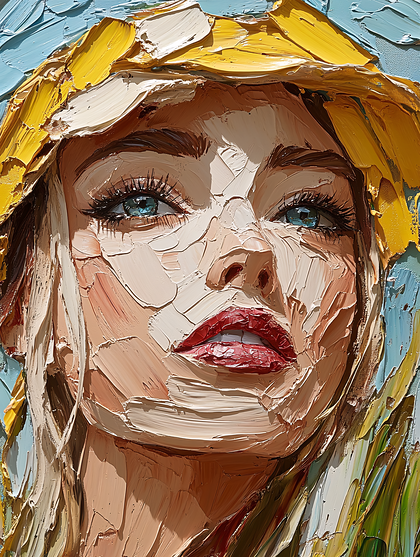 Woman with Yellow Headscarf