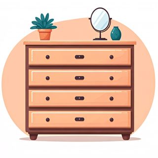 wooden bedroom dresser