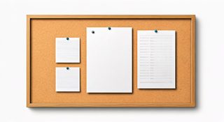 cork bulletin board