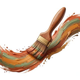 paintbrush paint swirl